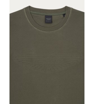 Hackett London Felpa verde in rilievo