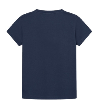 Hackett London T-shirt grafica blu scuro