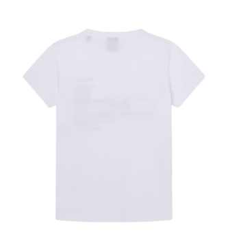 Hackett London T-shirt grfica branca