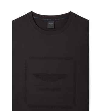 Hackett London HS grafisch T-shirt zwart