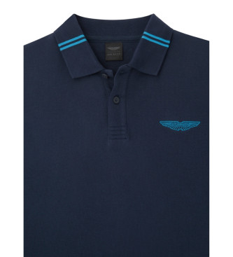 Hackett London Polo Am Tipped marinbl