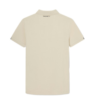 Hackett London Polo Am Gekippt beige