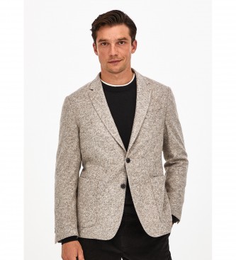 Hackett London Szara kurtka Boucle
