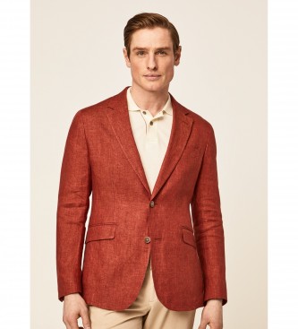 Hackett London giacca Delave rossa