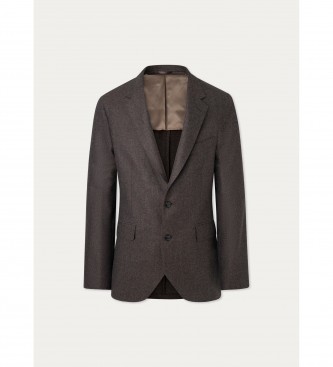 Hackett London Blazer Flan Bdseye brązowy