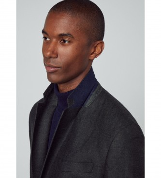 Hackett London Hbone groene blazer