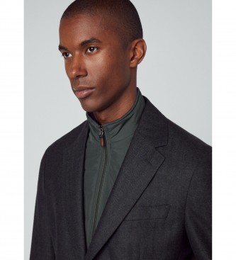 Hackett London Hbone groene blazer