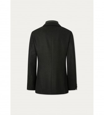 Hackett London Hbone groene blazer