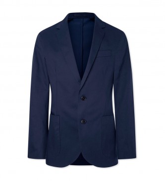 Hackett London Navy Tencel blazer