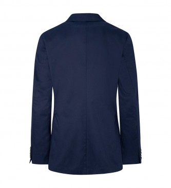 Hackett London Navy Tencel blazer