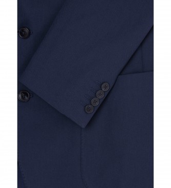 Hackett London Navy Tencel blazer