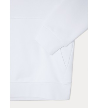 Hackett Sweat-shirt AMR Logo embossé blanc