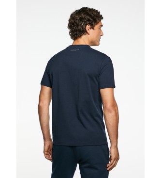 Hackett London T-shirt Amr Logo Tee marine