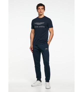 Hackett London T-shirt Amr Logo Tee marine
