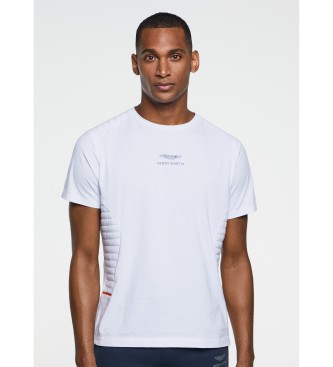 Hackett London T-Shirt de Moto AMR Branco