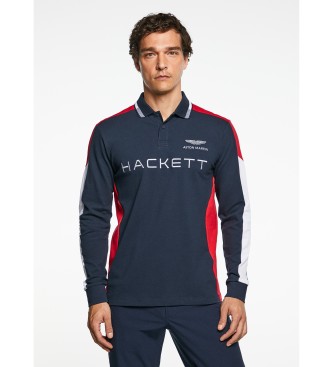 Hackett London Amr multi navy polo shirt