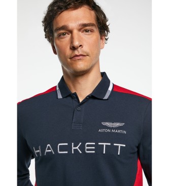 Hackett London Amr multi navy polo shirt