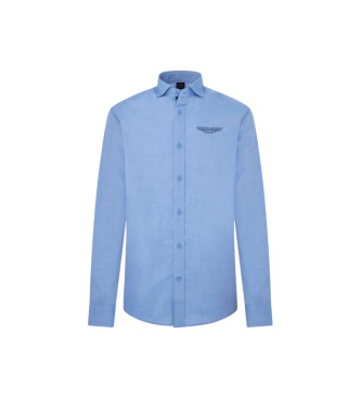 Hackett London Camisa Amr Pitlane azul