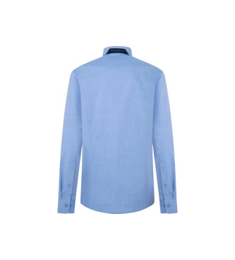 Hackett London Camisa Amr Pitlane azul