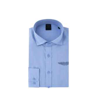 Hackett London Camisa Amr Pitlane azul