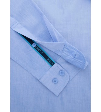 Hackett London Camisa Amr Pitlane azul