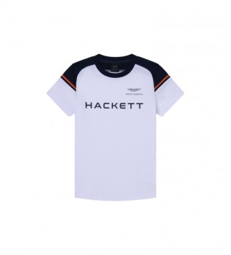 Hackett London T-shirt de turismo AMR branca