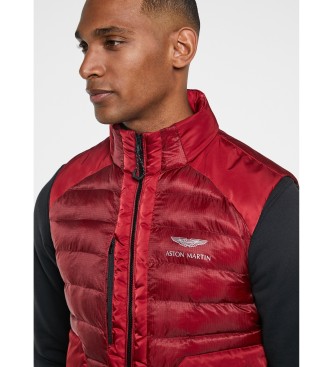 Hackett London AMR Quilted Vest Red