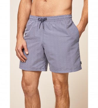 Hackett London Grid baddrkt marinbl