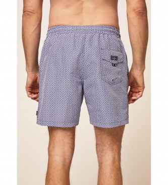 Hackett London Grid baddrkt marinbl