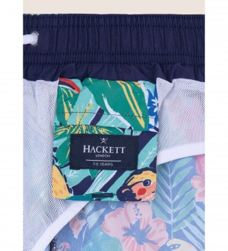 Hackett London Fato de banho havaiano multicolorido