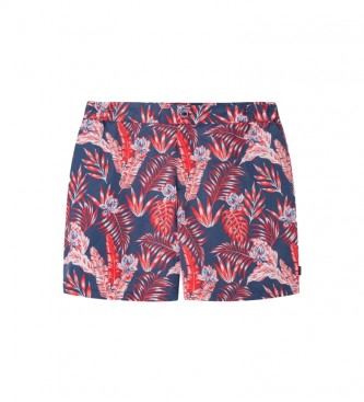 Hackett London Maillot de bain Hibiscus marine