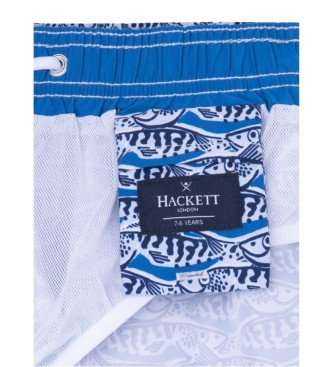 Hackett London Baador Mackerel azul