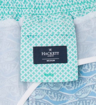 Hackett London Baador Mackerel azul