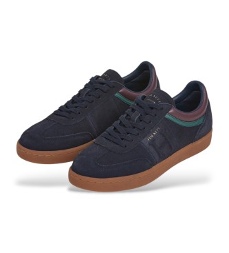 Hackett London Leren sneakers Beck Ivy marine