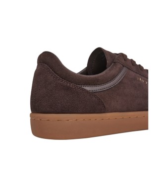 Hackett London Leren sneakers Beck Vibe bruin