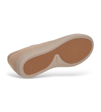 Hackett London Beck Vibe beige leren schoenen