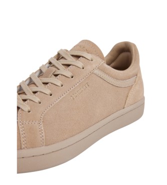 Hackett London Beck Vibe beige leren schoenen