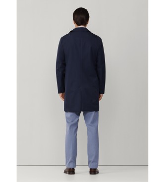 Hackett London Belgravia Coat Mac navy