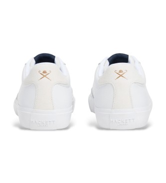Hackett London Sneakers Blake Adventure in pelle bianca