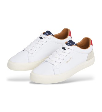 Hackett London Blake Dean Lder Sneakers hvid