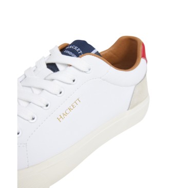 Hackett London Blake Dean Lder Sneakers hvid