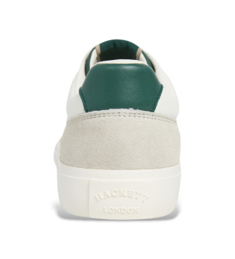 Hackett London Blake Dean Leather Sneakers branco