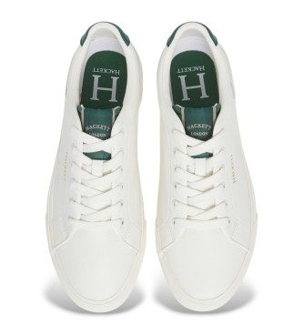 Hackett London Blake Dean Leather Sneakers branco