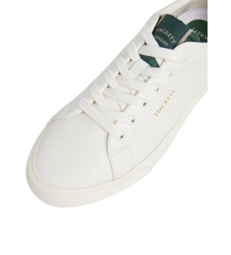 Hackett London Blake Dean Leather Sneakers branco