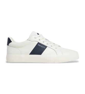 Hackett London Blake Mix usnjene superge White