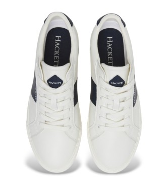 Hackett London Blake Mix usnjene superge White