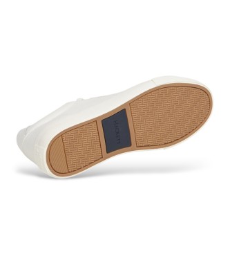 Hackett London Sneakers i lder Blake Eleven hvid