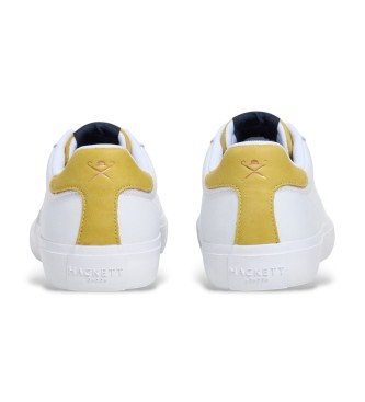 Hackett London Sneakers in pelle bianca Blake Venture