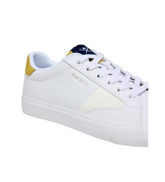 Hackett London Sneakers in pelle bianca Blake Venture