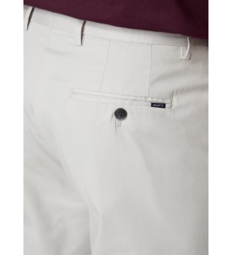 Hackett London Sanderson Tekaške hlače sivkasto bele barve